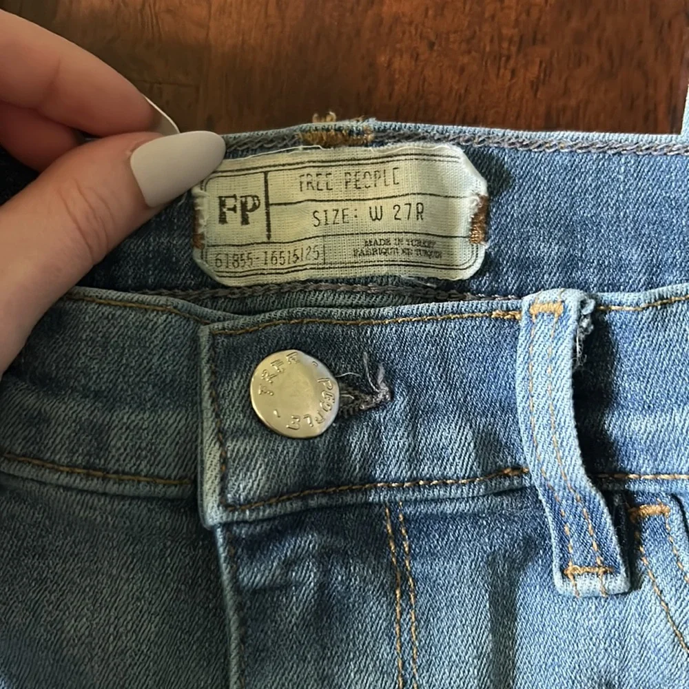 Free People High Rise Jegging Size W 27 R! - Picture 3 of 9